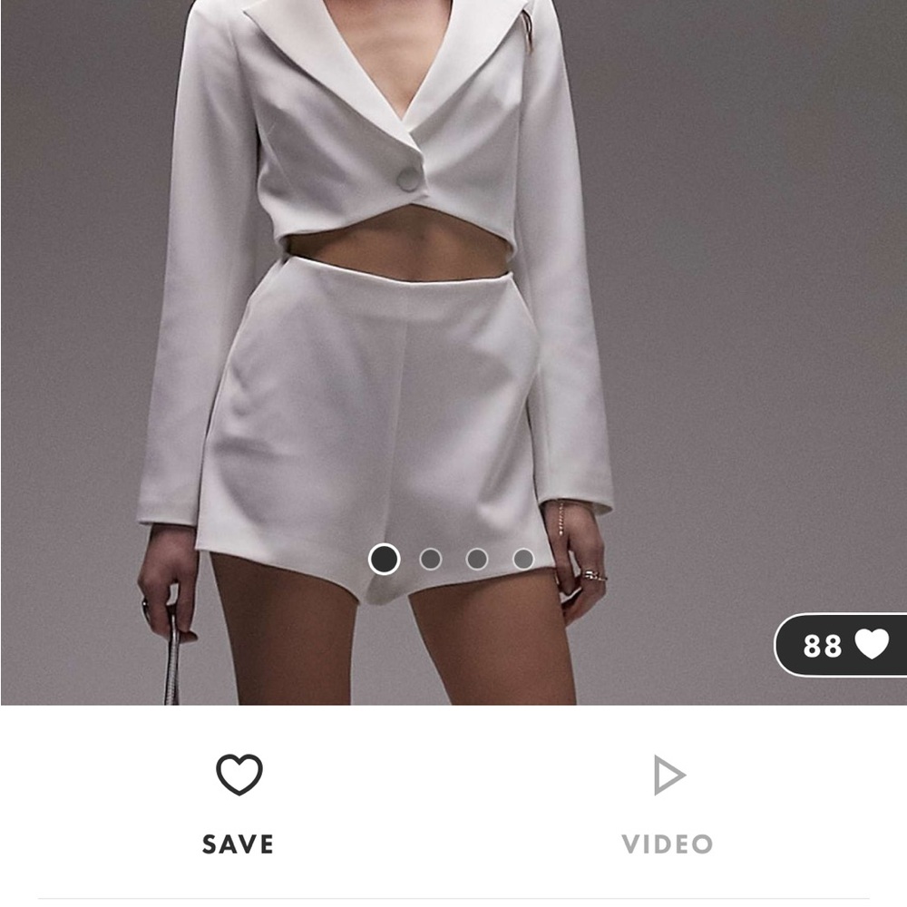 Chic White Two-Piece Set